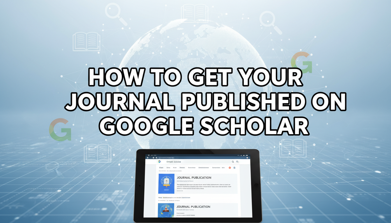 How To Get Your Journal Published On Google Scholar