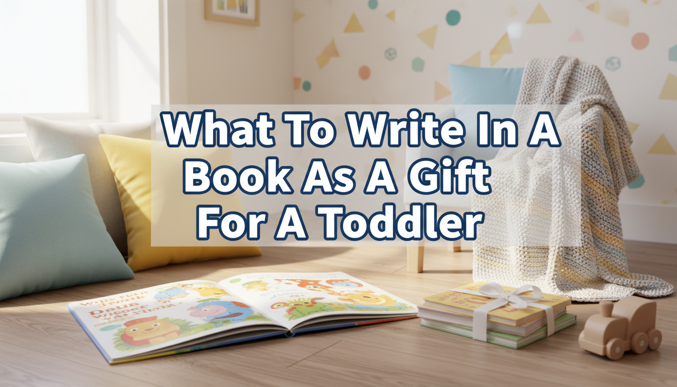 What To Write In A Book As A Gift For A Toddler