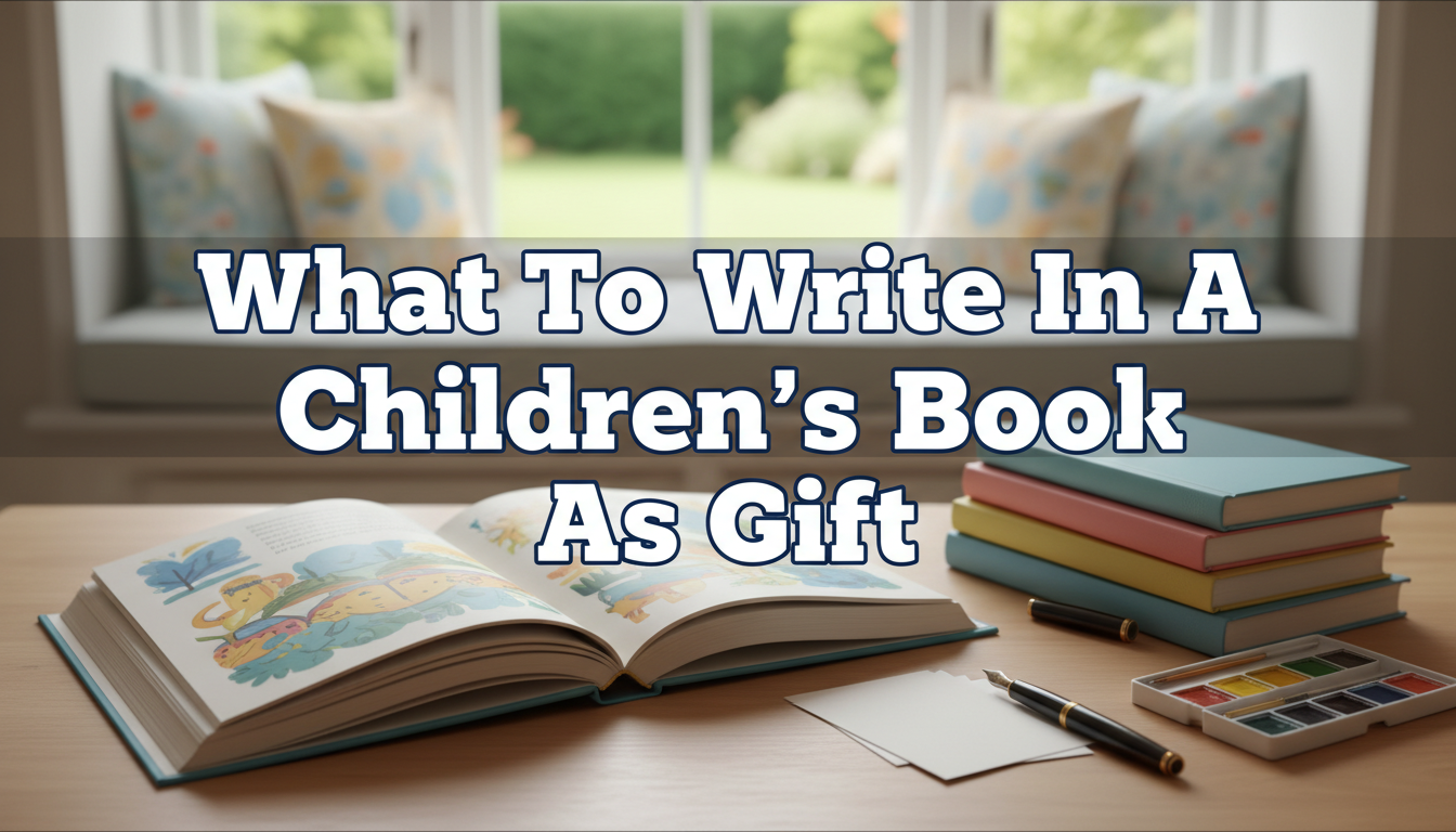 What To Write In A Children’s Book As A Gift