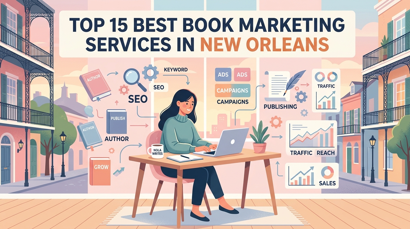Top 15 Best Book Marketing Services in New Orleans For 2026