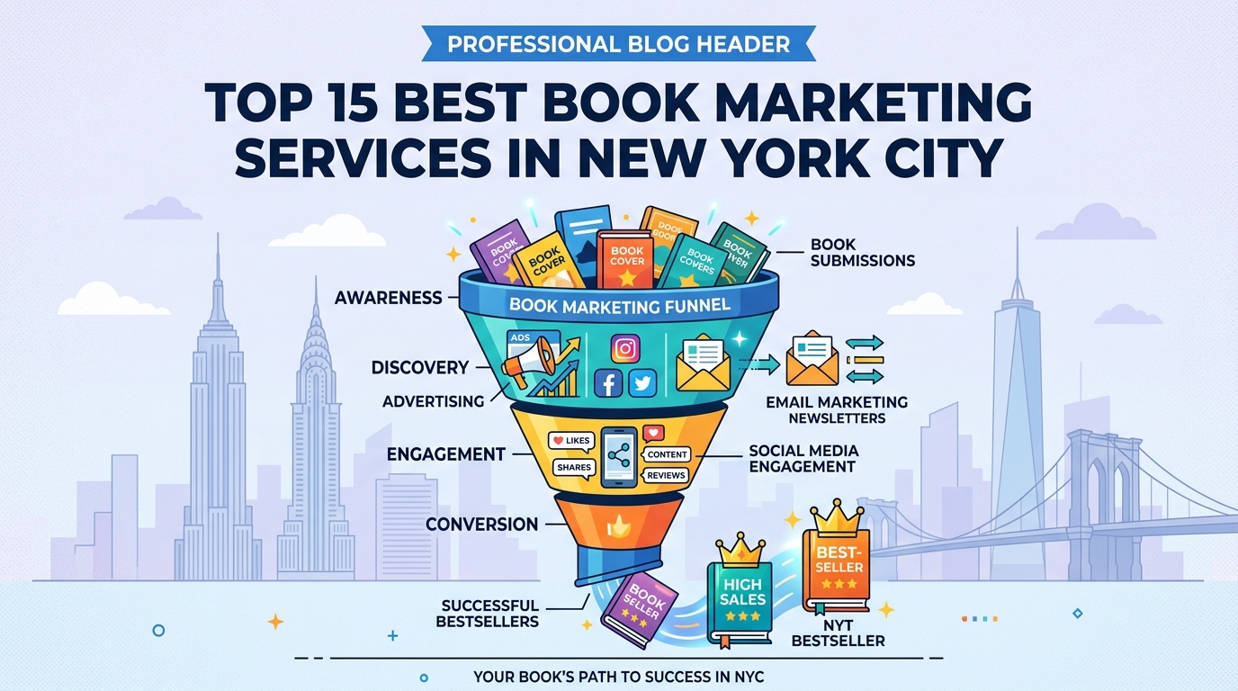 Top 15 Best Book Marketing Services in New York City For 2026